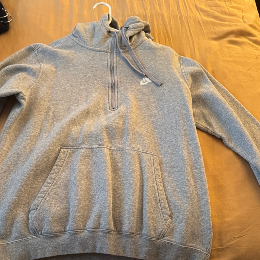 Nike Light Gray Pullover Hoodie